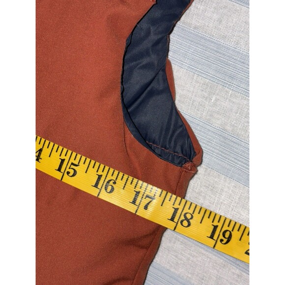 Vintage William Barry Goose Down Puffer Vest Struggle Gear Orange Men's Small - Picture 9 of 10